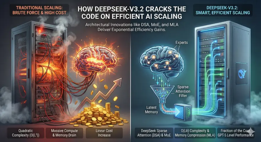 How DeepSeek-V3.2 Cracks the Code on Efficient AI Scaling