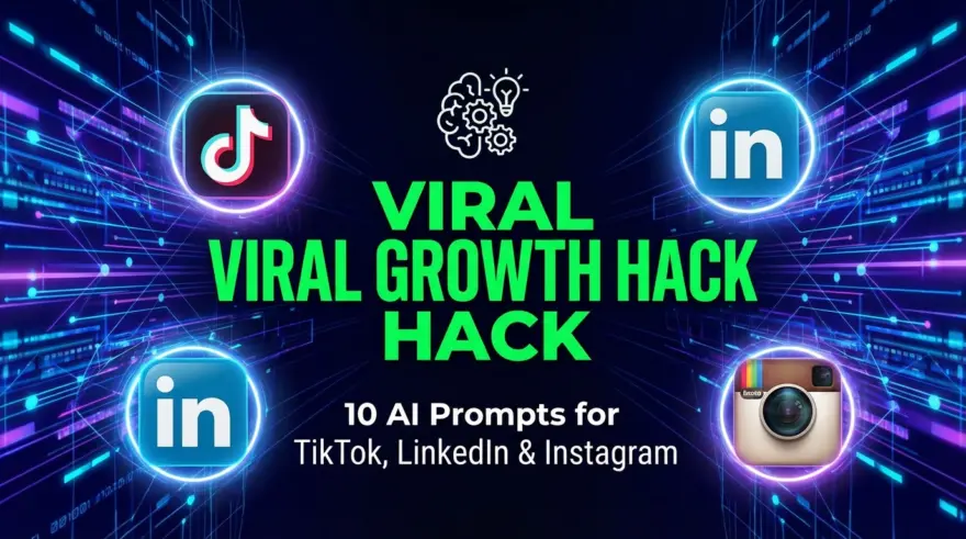 10 AI Prompts for TikTok, LinkedIn & Instagram