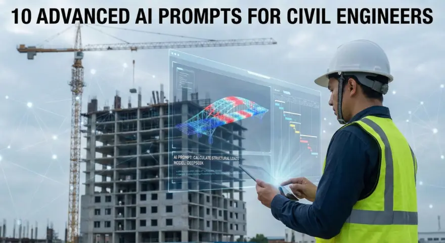10 Advanced AI Prompts for Civil Engineers Structural Analysis & Project Planning