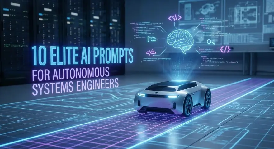 10 Elite AI Prompts for Autonomous Systems Engineers