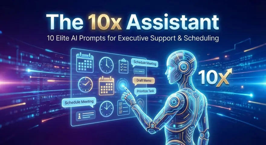 10 Elite AI Prompts for Executive Support & Scheduling