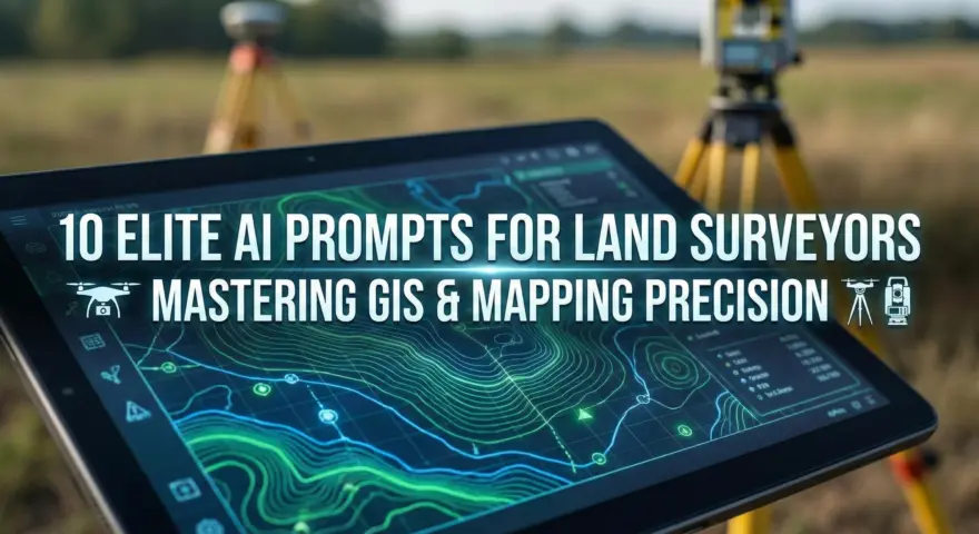 10 Elite AI Prompts for Land Surveyors Mastering GIS & Mapping Precision