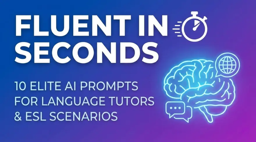 10 Elite AI Prompts for Language Tutors & ESL Scenarios