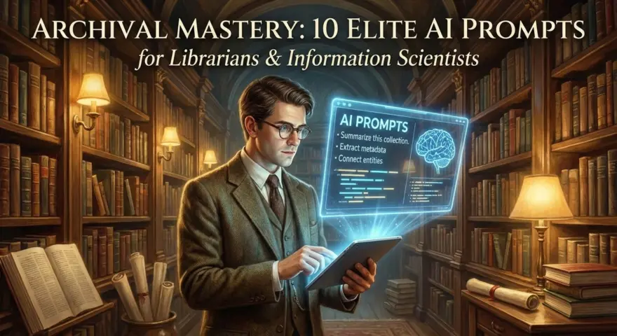 10 Elite AI Prompts for Librarians & Information Scientists