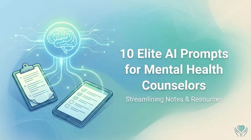 10 Elite AI Prompts for Mental Health Counselors