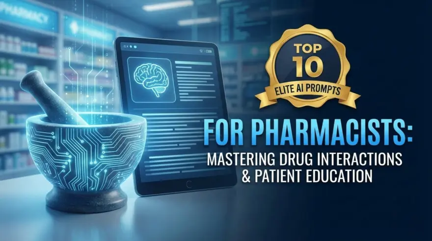 10 Elite AI Prompts for Pharmacists