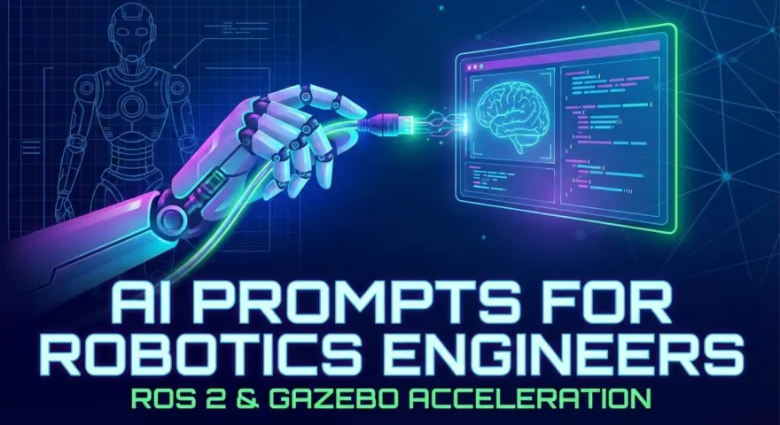 10 Elite AI Prompts for ROS 2 & Gazebo Simulation