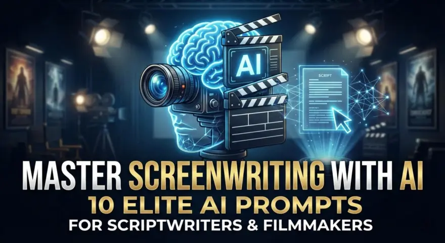 10 Elite AI Prompts for Scriptwriters & Filmmakers
