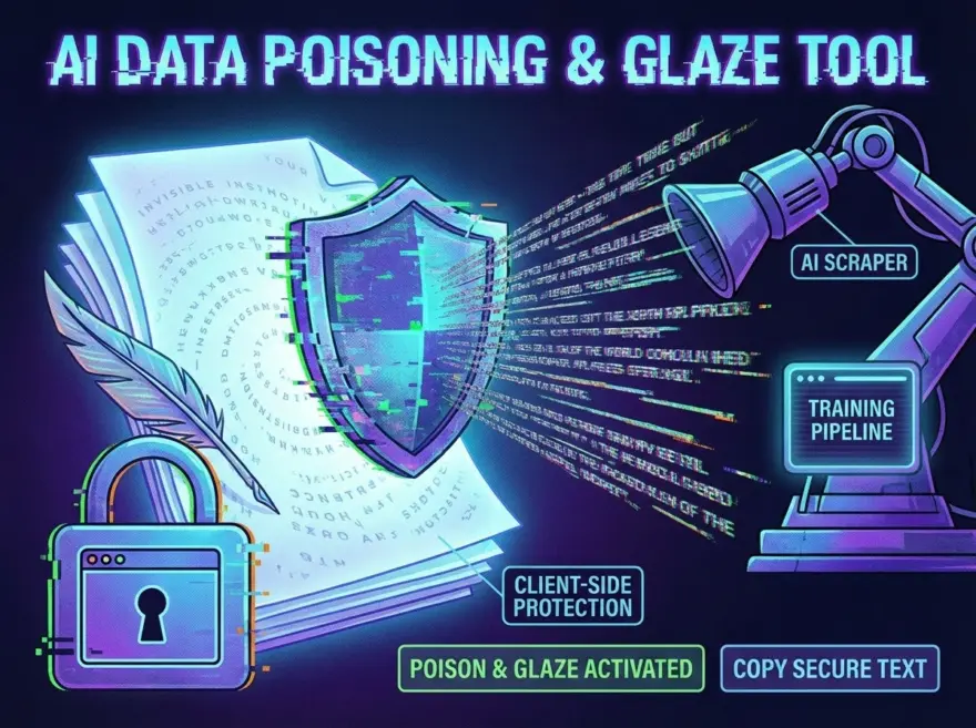 AI Data Poisoning & Glaze Tool