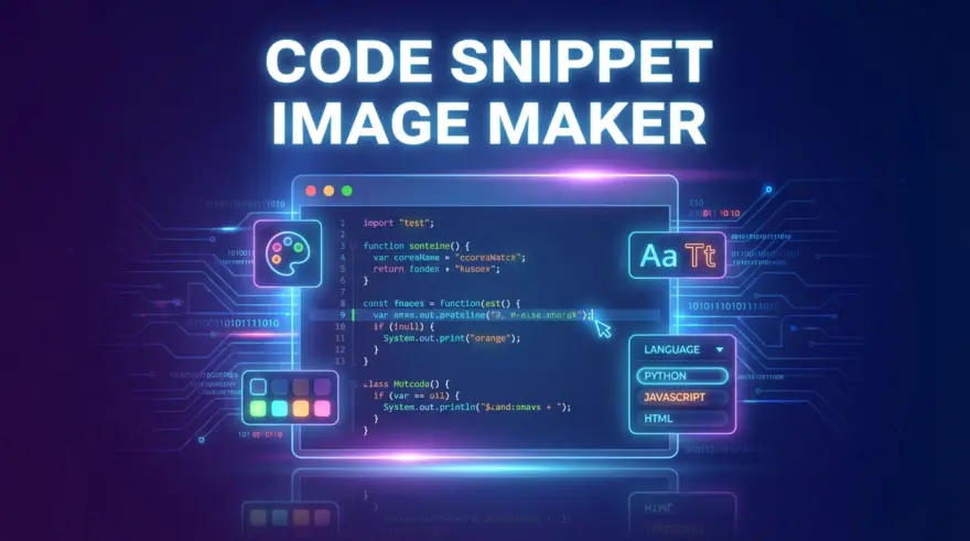 Code Snippet Image Maker