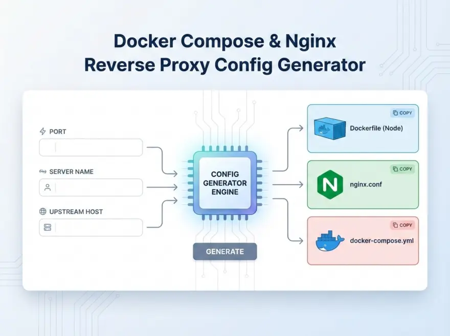 Docker Compose & Nginx Reverse Proxy Config Generator