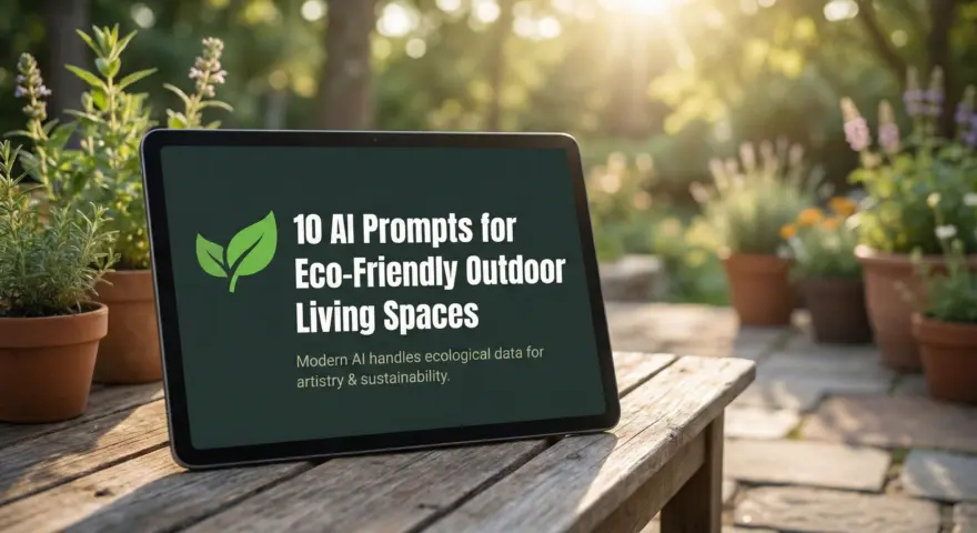 Landscape Architects 10 AI Prompts for Eco-Friendly Outdoor Living Spaces