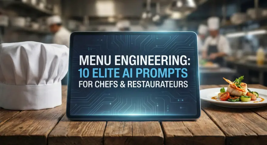 Menu Engineering 10 Elite AI Prompts for Chefs & Restaurateurs