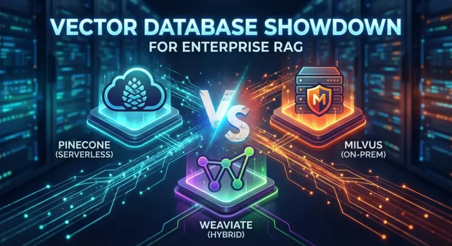 Vector Database Showdown Pinecone vs. Milvus vs. Weaviate for Enterprise RAG