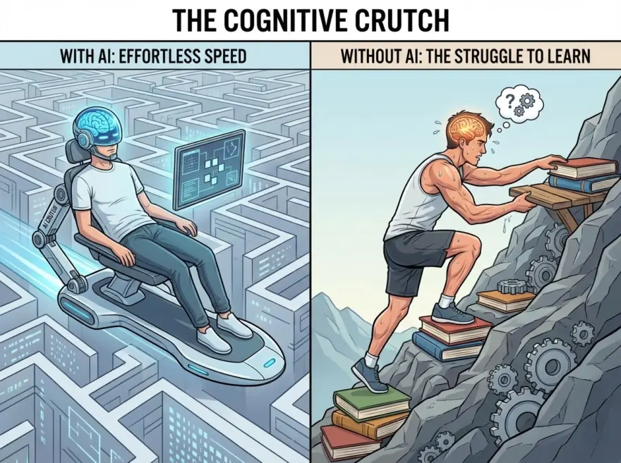 Why ChatGPT Makes You Faster, But Not Smarter