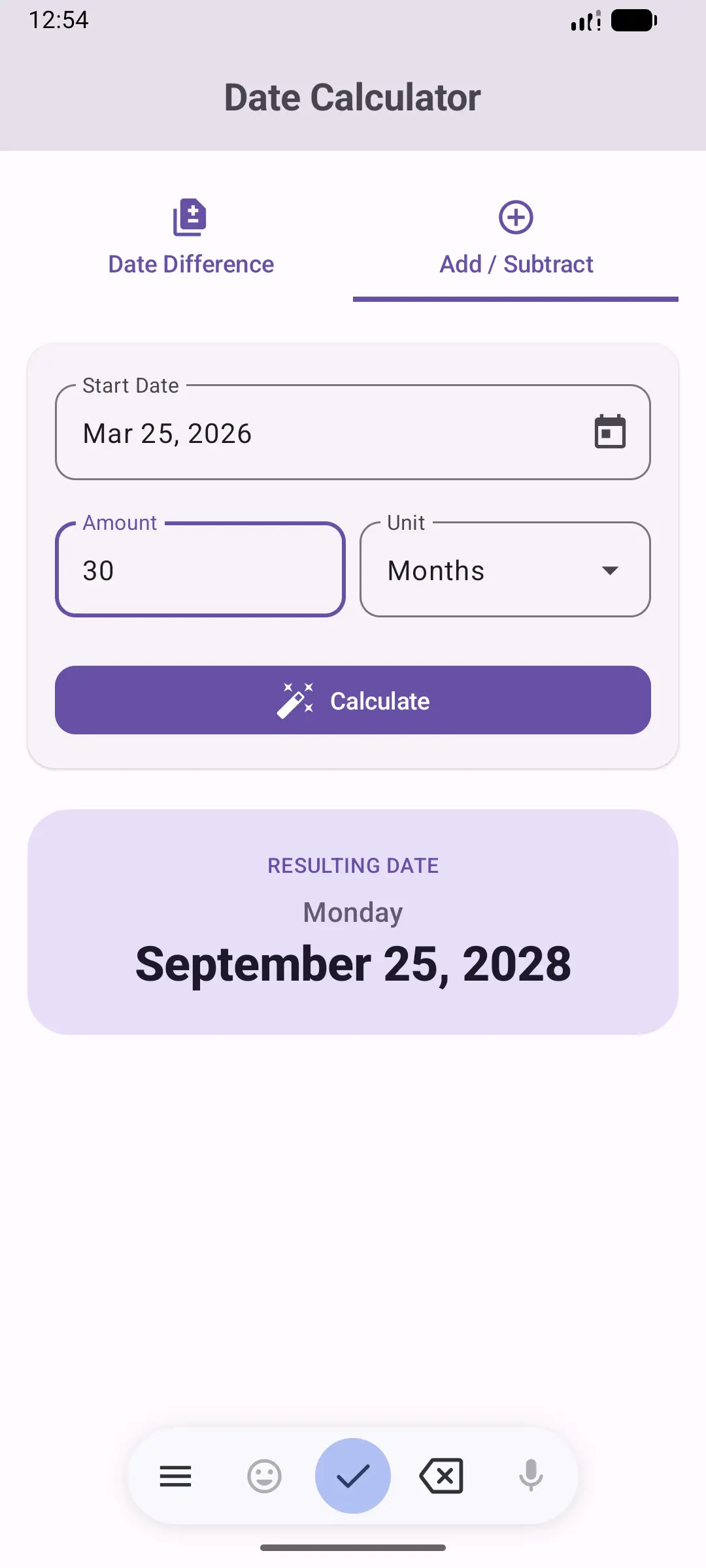 DateCalculator
